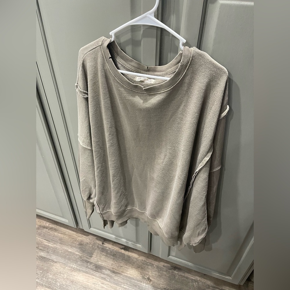 NWOT Free People Camden Sweatshirt - Picture 6 of 8